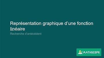 19 fonction lineaire antecedent graphique exemple