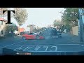 Red Ferrari causes multi-vehicle accident in Melbourne