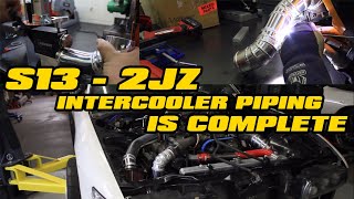 Making The 2JZ S13&#39;s Custom Intercooler Piping