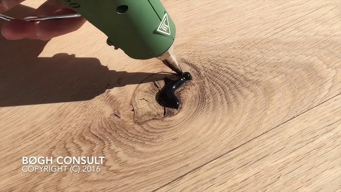 Wood repairs on oak with knot filler BLACK on Vimeo