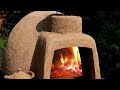 Astonishing! Construction technology of smokeless cement stoves, DIY wood stoves, Ingenious builders