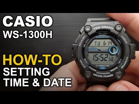 time - Casio and module date - YouTube 1300 Setting - 3507 WS