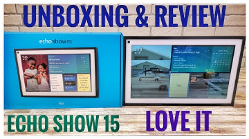 UNBOXING & REVIEW Amazon Echo Show 15 Smart Display HOW TO SETUP CONNECT TO ALEXA APP WIFI