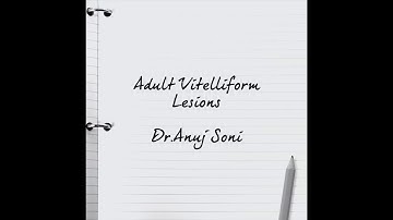 Adult Vitelliform lesion (AVL)