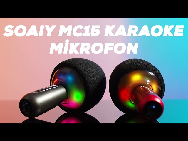 Soaiy MC1 Karaoke Mikrofon Müzik Aksesuarları Soaiy