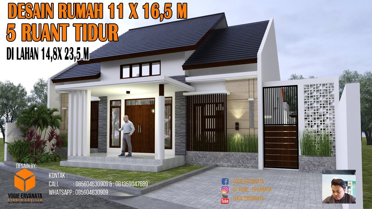 Desain Rumah 11x16 M