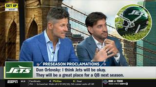 GET UP | “The Jets Are in a Good Spot” – Dan Orlovsky Discusses Why They’ll Be a Great Fit for a QB Jets And Eagles Players