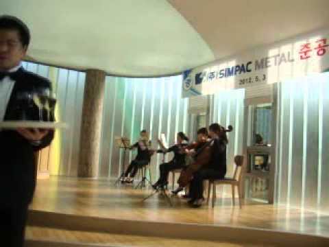 [웨딩멜로디] 기업체 연주 : 방송인 박지윤씨와 현악4중주