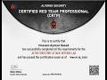 CRTP Certificate Review