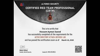 Famous CRTP Certificate Review Wealth
