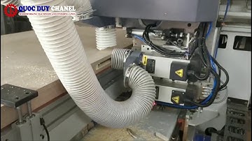 MÁY ĐỤC Ổ KHOÁ PHAY KHOAN BẢN LỀ CỬA GỖ TỰ ĐỘNG CNC
