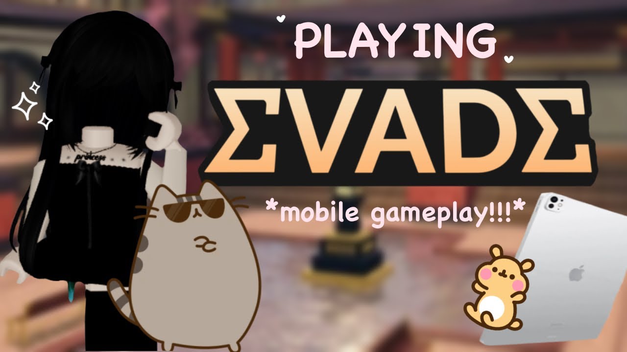 playing **EVADE** on MOBILE as a LEVEL 50!!! (chill roblox evade mobile ...