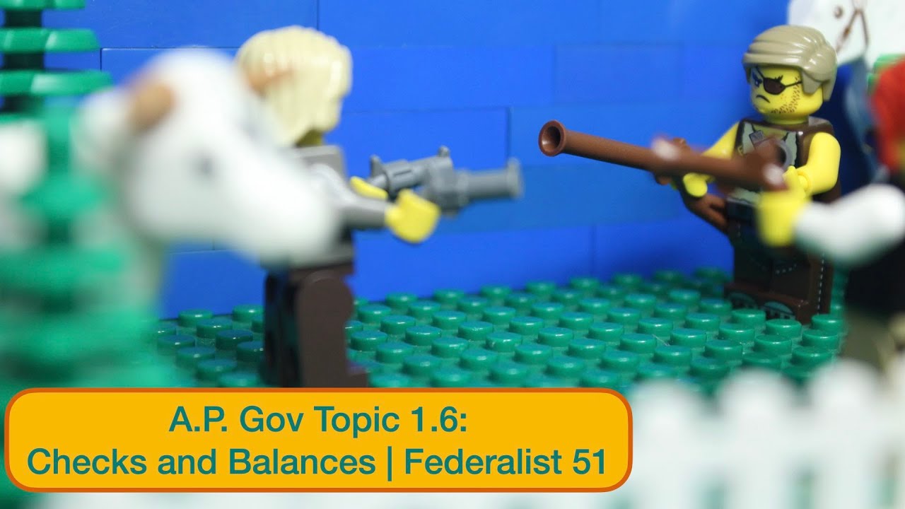 Checks and Balances in U.S. Government | Federalist 51 | AP Gov Unit 1. ...
