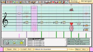 Mario Paint Composer - Mega Man ZX - Onslaught (Attack On Guardian)