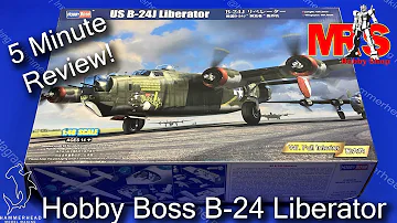 Hobby Boss 1/48 B-24J | 5 Minute Review