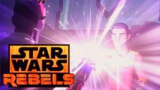 Maul &amp; Ezra Merge Holorcons [4K HDR] - Star Wars: Rebels