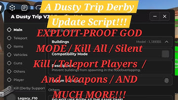 Silent Kill/Kill All/TP Players/Guns/OP Guns/ANTI EXPLOIT GOD MODE A Dusty Trip Script | Erudite Hub