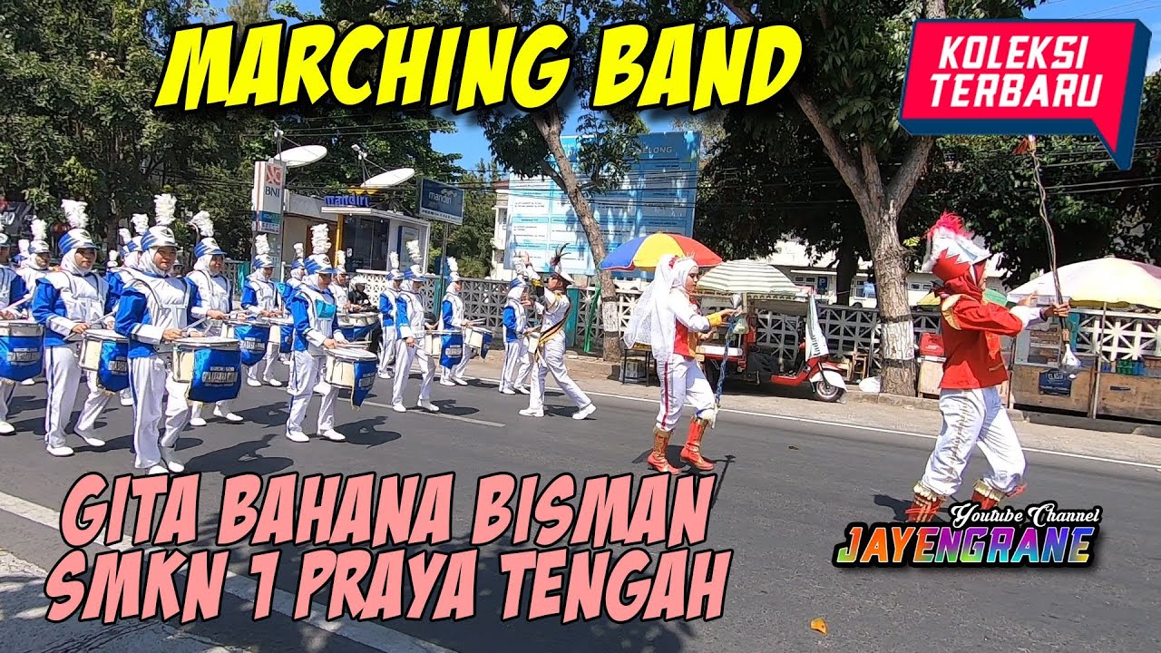 Parade Marching band Gita Bahana Bisman SMKN 1 Praya Tengah