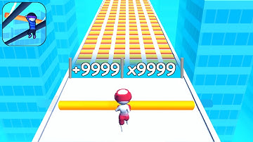 New Satisfying Mobile Gaming Roof Rails Top Tiktok Free Gameplay (Android,iOS) Walkthrough All Level