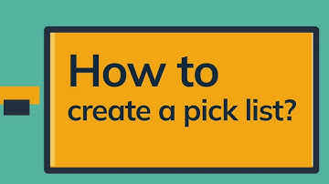 Pickify - How to create a pick list on Shopify
