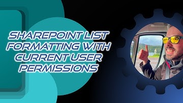 SharePoint list formatting with current user permissions