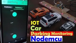 Arduino Project: IOT Car Parking System using Nodemcu esp8266 wifi + Blynk (Tabs + led widgets) screenshot 2