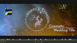 how to create animated cinematic wedding title in LumaFusion tutorial by switch to i screenshot 5