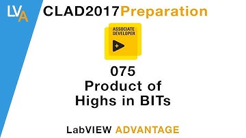 LabVIEW CLAD 075 Product of Highs in BITs