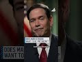 Does Rubio want to be president?