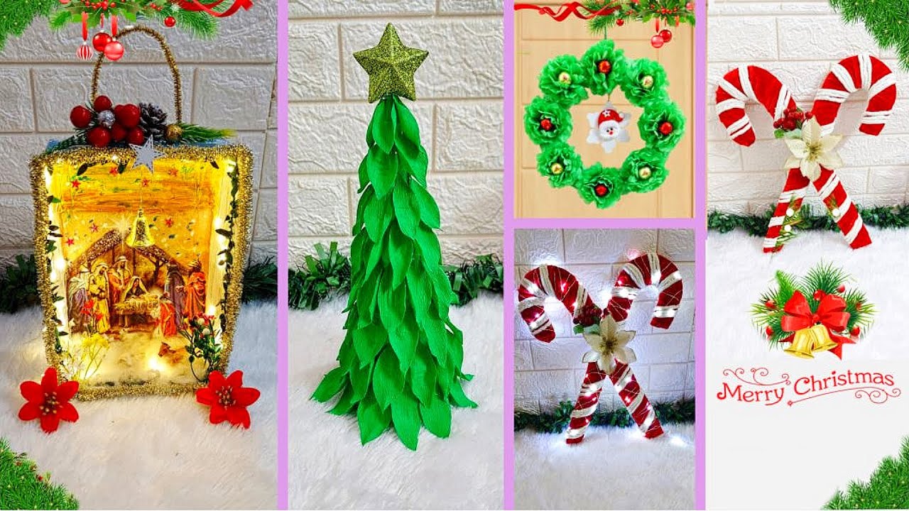 DIY 4 Affordable Christmas craft ideas at home DIY Christmas