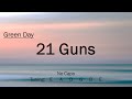 21 guns  green day  chords and lyrics