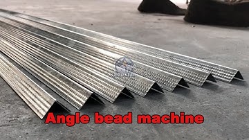 Angle bead roll forming machine | corner bead roll forming machine | metal angle bead machine