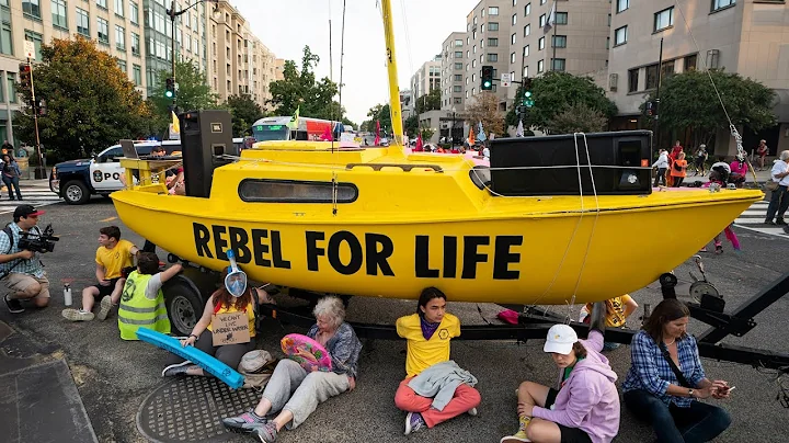 Watch live: ‘Shut Down D.C.’ climate change protesters block streets in downtown D.C.