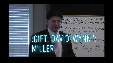 :GIFT: DAVID-WYNN°: MILLER.
