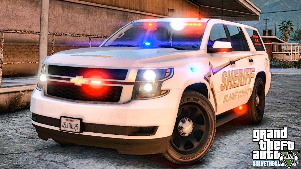 GTA 5 mods lspdfr 1061 - K9 slicktop tahoe patrol!!! 