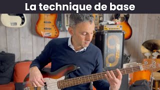 Débuter la basse de 0 - La technique de base pour la basse