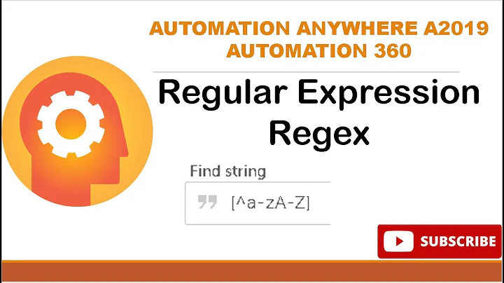 RegEx || Regular Expression || #AutomationAnywhereA2019 #Automation360 #RPA #AutomationAnywhere