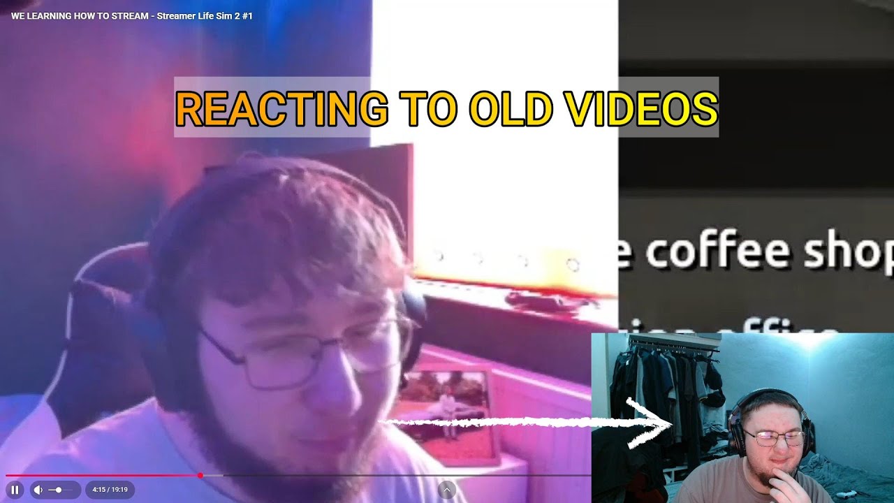 reacting to old vids i never thought id never rewatch. - YouTube