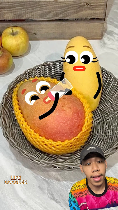 MANGO FRUIT'S HOBBIES ARE DRINKING MILK🤭#trendingshorts #remix #viralshorts #short #fyp #trending