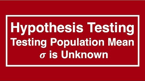 Hypothesis Testing Part 3