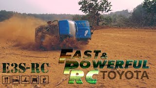E3S-Rc Truck Fast & Powerful Toyota Hilux Truggy Rc4Wd Tf2 4X4 Osmo Plus Cinematic Footage