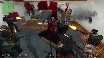 Counter-Strike: Source Zombie Mod by ElitE HunterZ - zm_officeattack_b5a ~ (Nova HunterZ player)