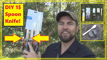 DIY $1 Spoon/Hook Knife for Bushcrafting