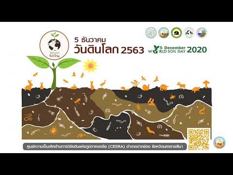 กรมพัฒนาที่ดิน - จัดใหญ่ “วันดินโลก” น้อมรำลึกในหลวง ร.9 “นักวิทยาศาสตร์ดินเพื่อมนุษยธรรม” ธ.ค. นี้