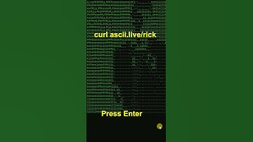 curl ascii live rick | color a curl ascii.live/rick #shorts #curlshot #cmd