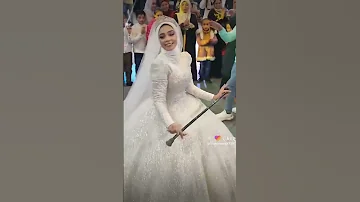 اجمل عروسه بترقص صعيدي حبيبتي الف مبروك 