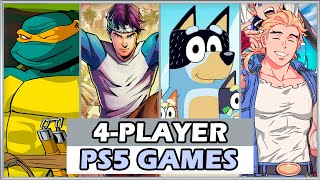 TOP 35 BEST 4 PLAYER GAMES ON PS5 (2025) || PS5 GAMES