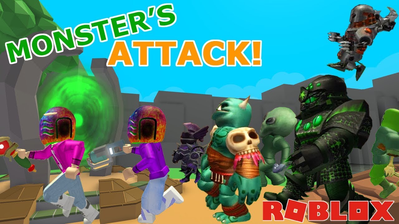 Survive The Angry Mob Of Monsters Roblox Monster Battle Youtube - monster roblox games