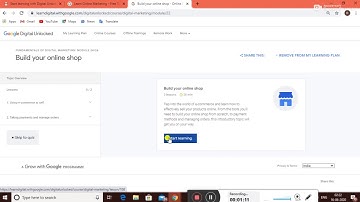 Google digital garage||Build your online shop||24 module answer with assessment|| #digitalmarketing