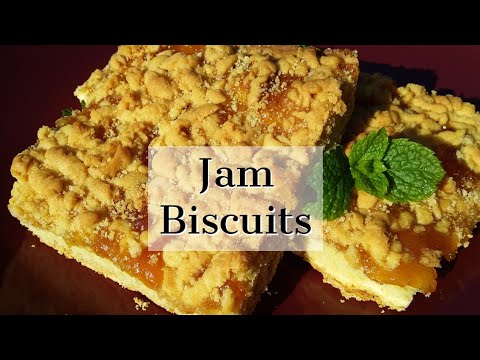 Jam BiscuitsCookies Recipe | Jam Squares | South African Youtuber